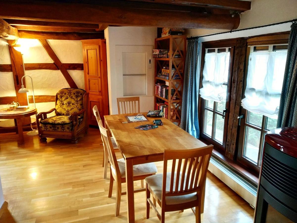 Ferienhaus Marré - mit Grill, Feuerstelle und Gartensauna Waldbrunn  Exterior foto